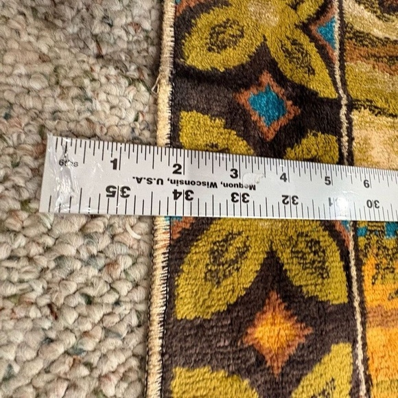 Vintage Wild Horses Wall Hanging Tapestry Rug 1970s 70x 49 Landscape - Picture 6 of 10